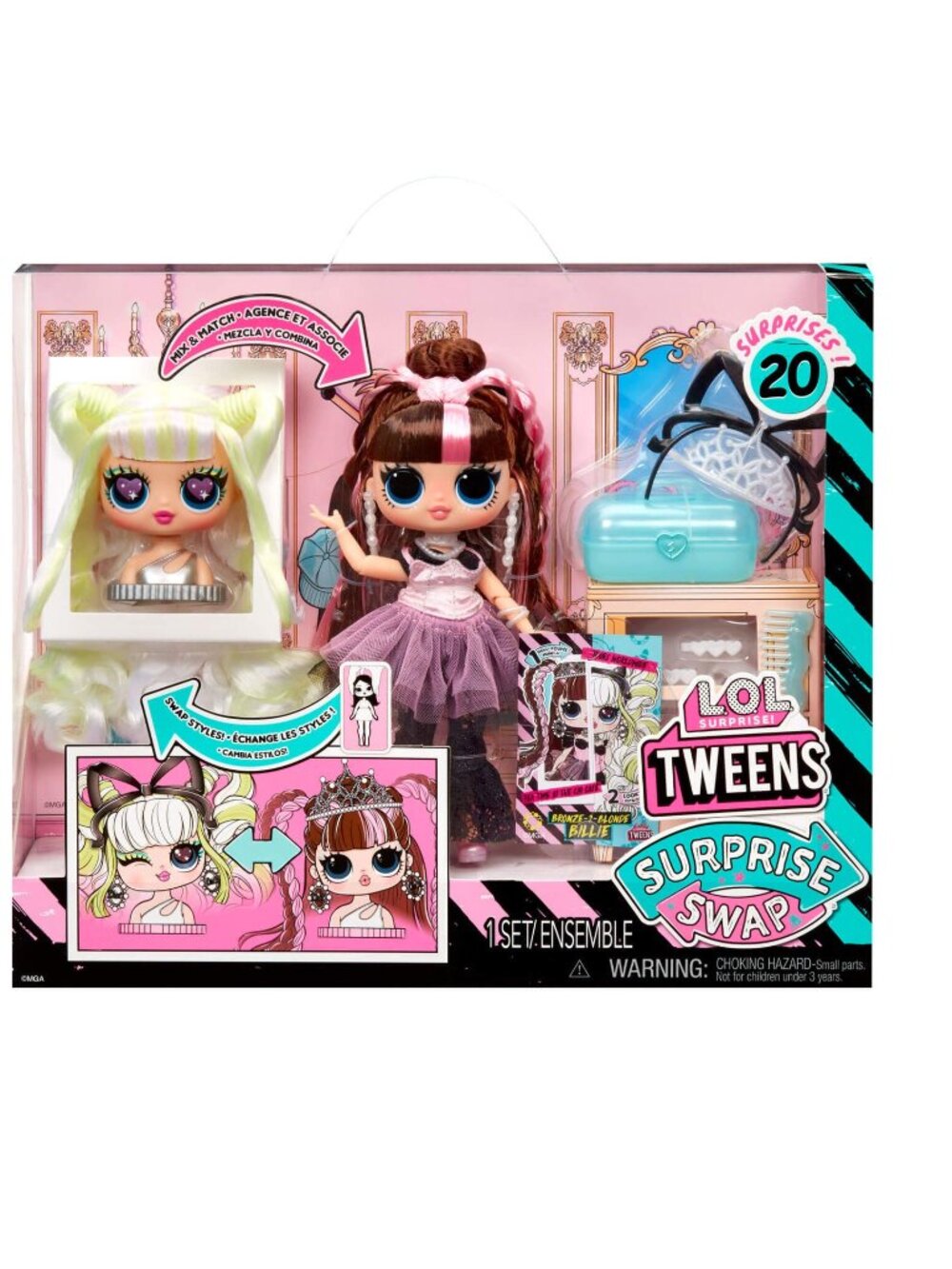 L.O.L. Surprise! Tweens Surprise Swap Bronze 2 Blonde Billie Fashion Doll NIB